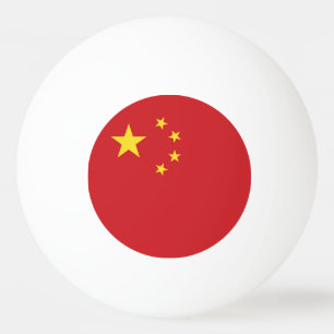 flagga för china pingisboll