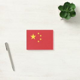 flagga för china post-it block
