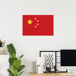 flagga för china poster