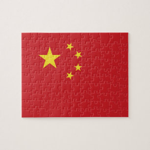 flagga för china pussel