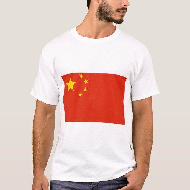 Flagga för china t shirt (Framsida)