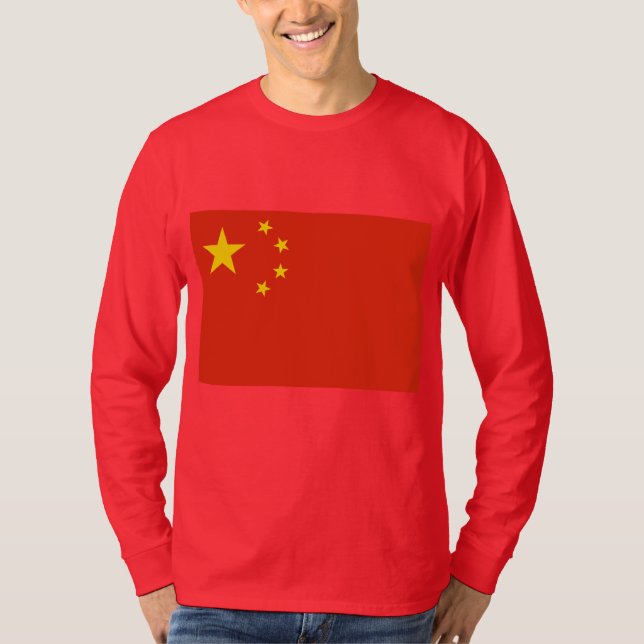 FLAGGA för china T Shirt (Framsida)
