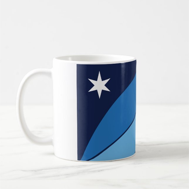 Flagga för Columbia, South Carolina Kaffemugg (Vänster)