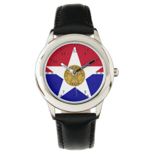 Flagga för Dallas, Texas Armbandsur