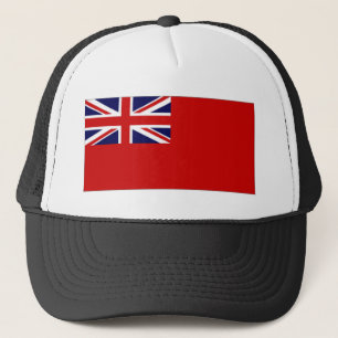 Flagga för dammtrasa United Kingdom för borgerli Truckerkeps