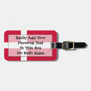 Flagga för Danmark Easy ID Personal Bagagebricka