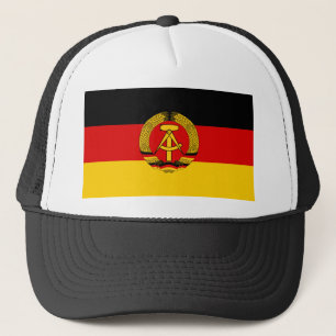 Flagga för DDR German Democratic Republic Truckerkeps