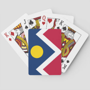 Flagga för Denver, Colorado Casinokort