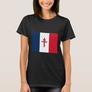 Flagga för det fria Frankrike T Shirt