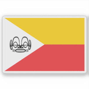 Flagga för det marockanska folket, Polynesien, Oce Klistermärken