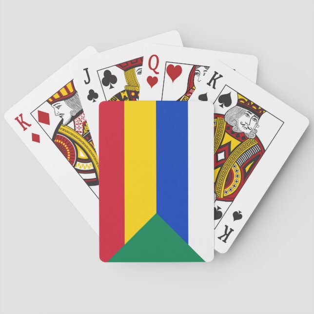 Flagga för Druze Religion Casinokort (Baksidan)