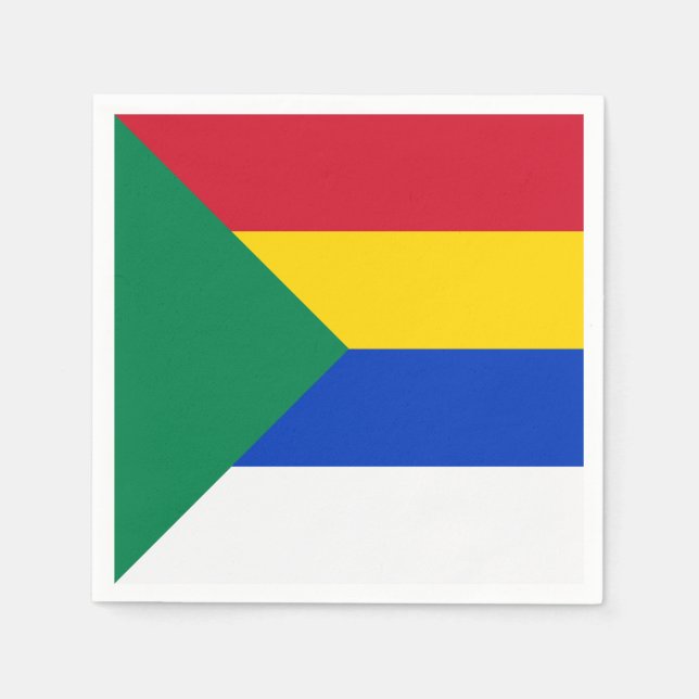 Flagga för Druze Religion Pappersservett (Framsidan)