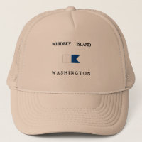 Flagga för dyk för Whidbey öWashington alfabetisk