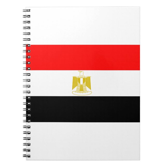 Flagga för egypten anteckningsbok (Framsidan)