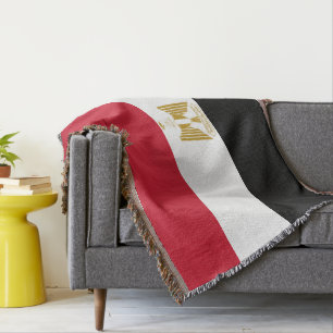 flagga för egypten filt