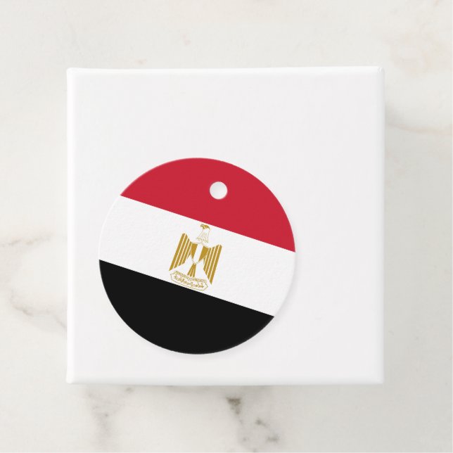 flagga för egypten gåvor etiketter (På plats)