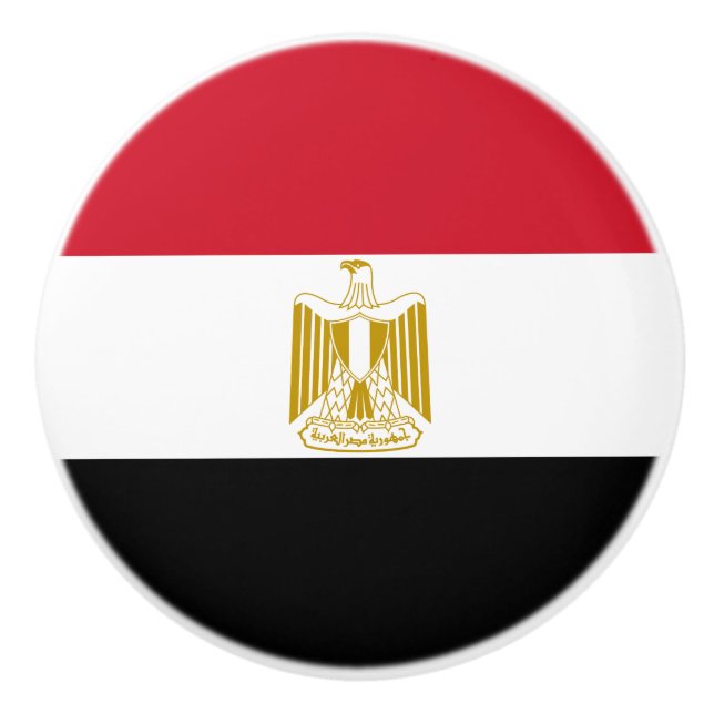 Flagga för egypten knopp (Framsidan)