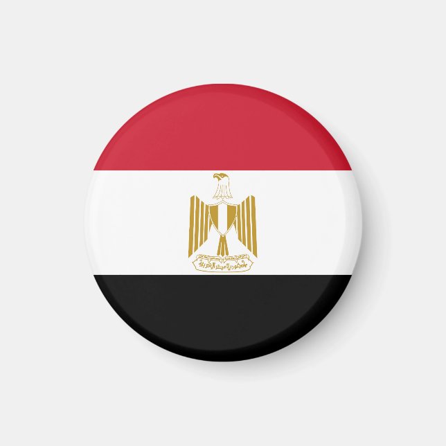 flagga för egypten magnet (Framsidan)
