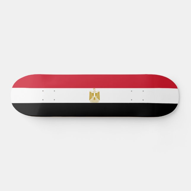 Flagga för egypten mini skateboard bräda 18,5 cm (Horz)