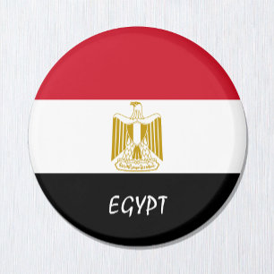 flagga för Egypten och Afrika - resor/sportfantas Magnet