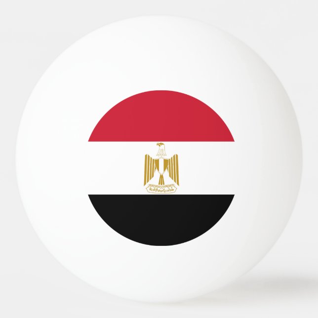 flagga för egypten pingisboll (Framsidan)
