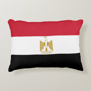 flagga för egypten prydnadskudde