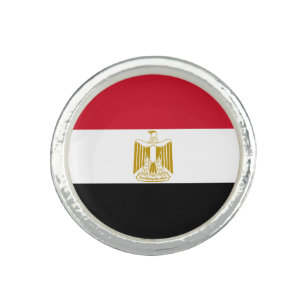 Flagga för egypten ring