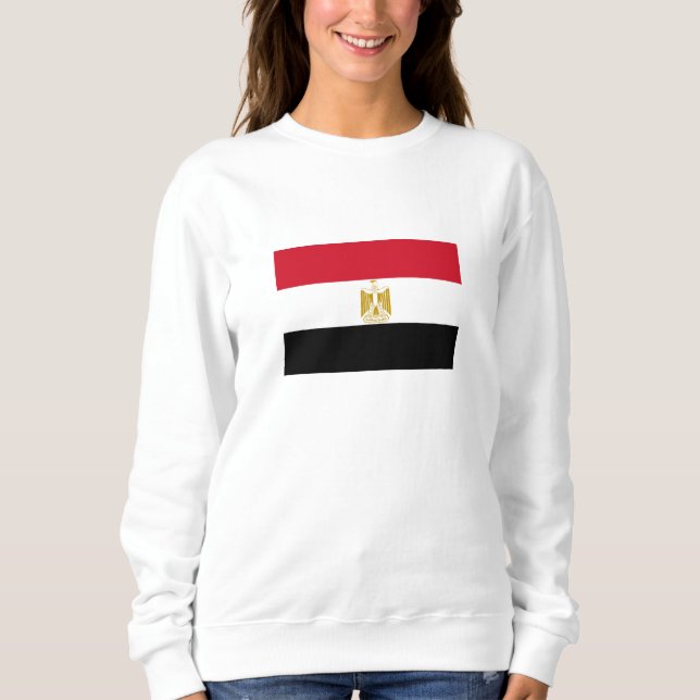 Flagga för egypten t shirt (Framsida)