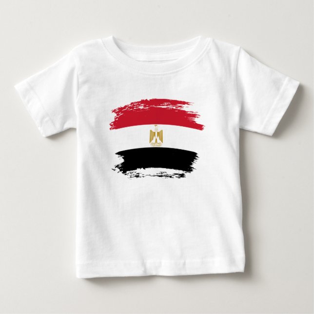 flagga för egypten t shirt (Framsida)