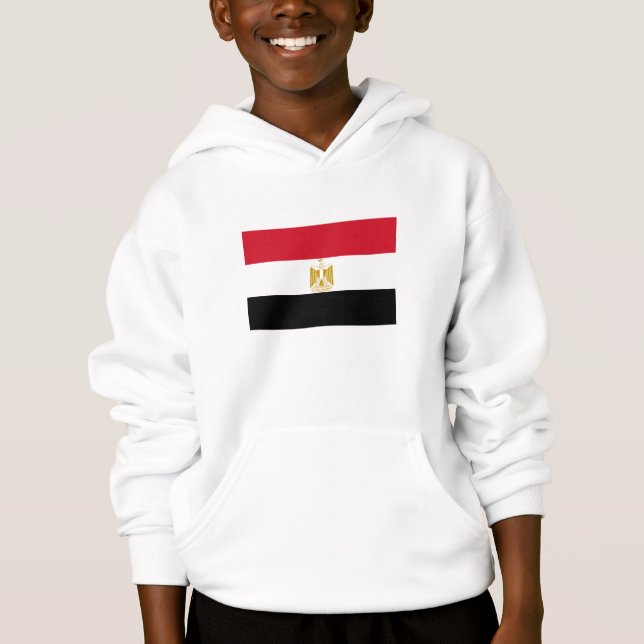 Flagga för egypten t shirt (Framsida)