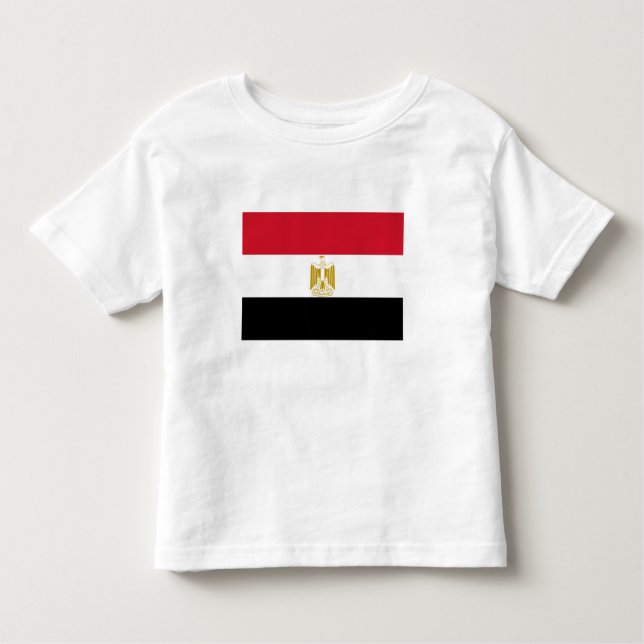 Flagga för egypten t shirt (Framsida)