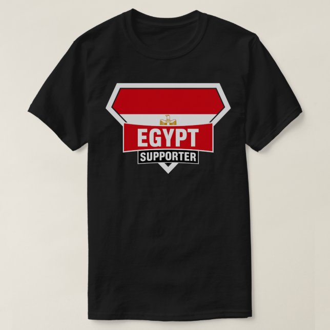 Flagga för egypten Toppen T Shirt (Design framsida)