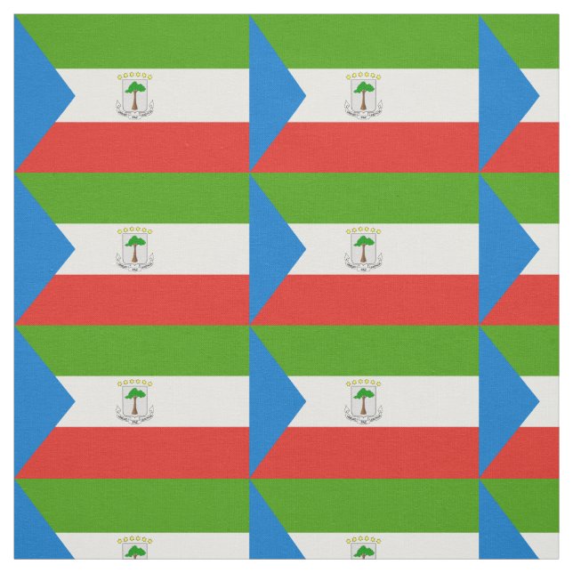 Flagga för Ekvatorialguinea Tyg (Provkarta)