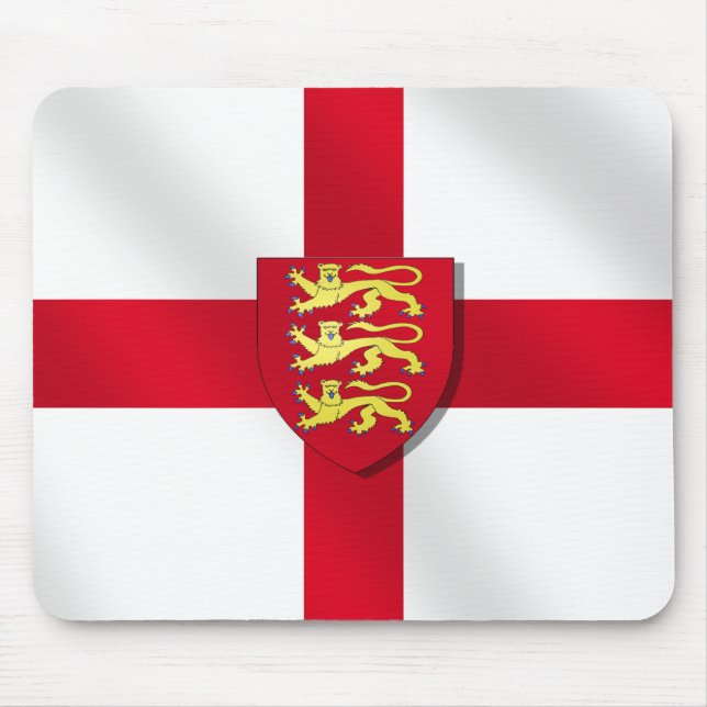 Flagga för England flaggaEngland tre lejon 2012 Musmatta (Framsidan)