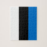 Flagga för Estland medborgarevärld Pussel<br><div class="desc">Önska att alla ska veta du föreställer ett bestämt land? Visa av din medborgarepride med denna flagga av världsprodukten. Detta objekt visar en världsflagga som presenterar flagga av Estland.
Besökvärlds flaggor poster på https://www.zazzle.com/worldflagsposter för mer produkter som presenterar flaggor och baner från värld runt.</div>