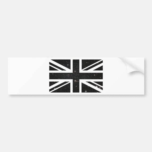 Flagga för facklig jack för universum brittisk bildekal (Framsidan)