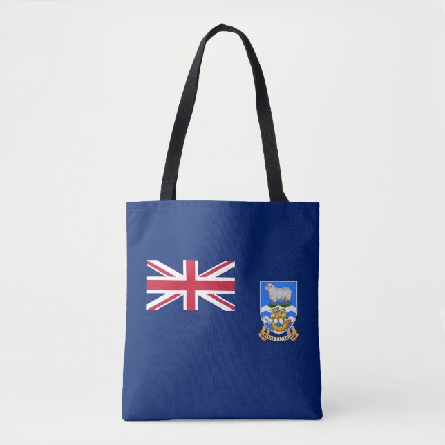 Flagga för Falklandsöarna Tygkasse (Framsida)