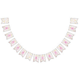 Flagga för färgning och vibrant Wildblomma