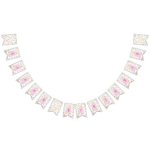 Flagga för färgning och vibrant Wildblomma