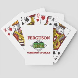 Flagga för Ferguson, Missouri Casinokort