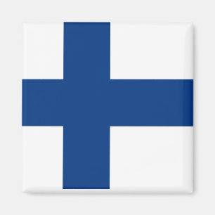 Flagga för Finland medborgarevärld Magnet