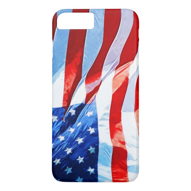Flagga för Förenta Stater Abstraktens imperialism Case-Mate iPhone Skal (Baksida)