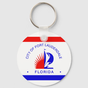 Flagga för Fort Lauderdale, Florida Nyckelring