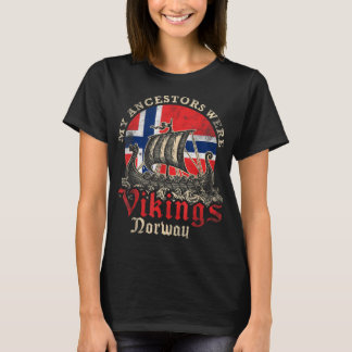 Flagga för Frakten Visa Norge T Shirt