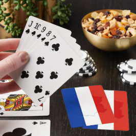 flagga för fransk casinokort