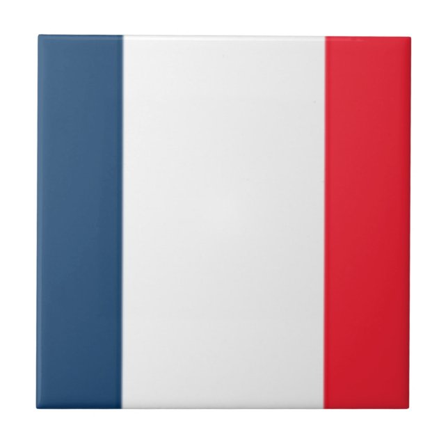 Flagga för fransk kakelplatta (Framsidan)