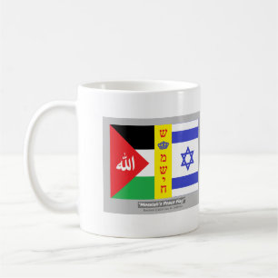 Flagga för fred i Messiah Kaffemugg
