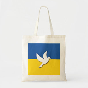 Flagga för fredsduve i Ukraina Tygkasse