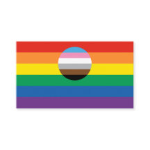 Flagga för Gay pride-inkludering