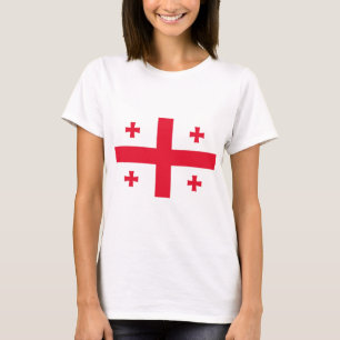Flagga för Georgien (land) T Shirt